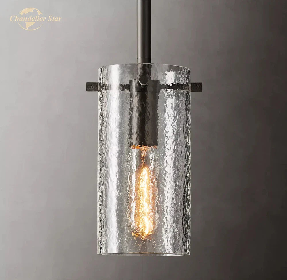 Modern Glass LED Chandelier Charleroi Pendant Light for Kitchen Bedroom Dining Room