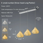 Modern 3D Printing Ceiling Chandelier for Home Dining Room Bedroom Decor