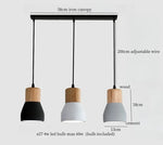 Cement LED Pendant Lamp Industrial Decor Bedroom Living Room Bar Cafe