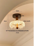 Afralia™ Water Drop Acrylic LED Ceiling Light - Modern Luxury Flush Mount Fixtures