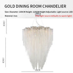 Crystal Tassel Pendant Light: Italian Postmodern Luxury for Bedroom & Restaurant