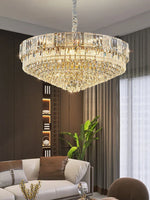 K9 Crystal Gold Chandelier Lighting for Living Room