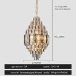 Crystal Chandelier - Luxe Light for Villa, Hotel & Building Project