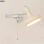 Rotatable Nordic LED Wall Sconce Pull Chain Switch Stair Light - Indoor Restaurant Bedroom Porch
