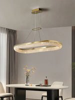 Luxury LED Ring Light Chandelier for Dining Room Décor