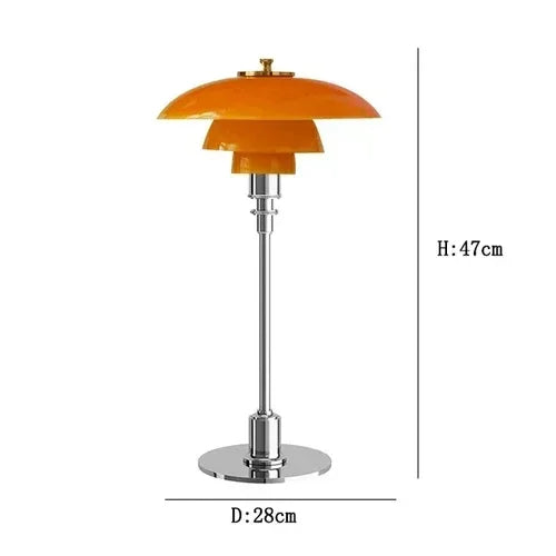 LED Glass Desk Lamp for Living Room Bedroom