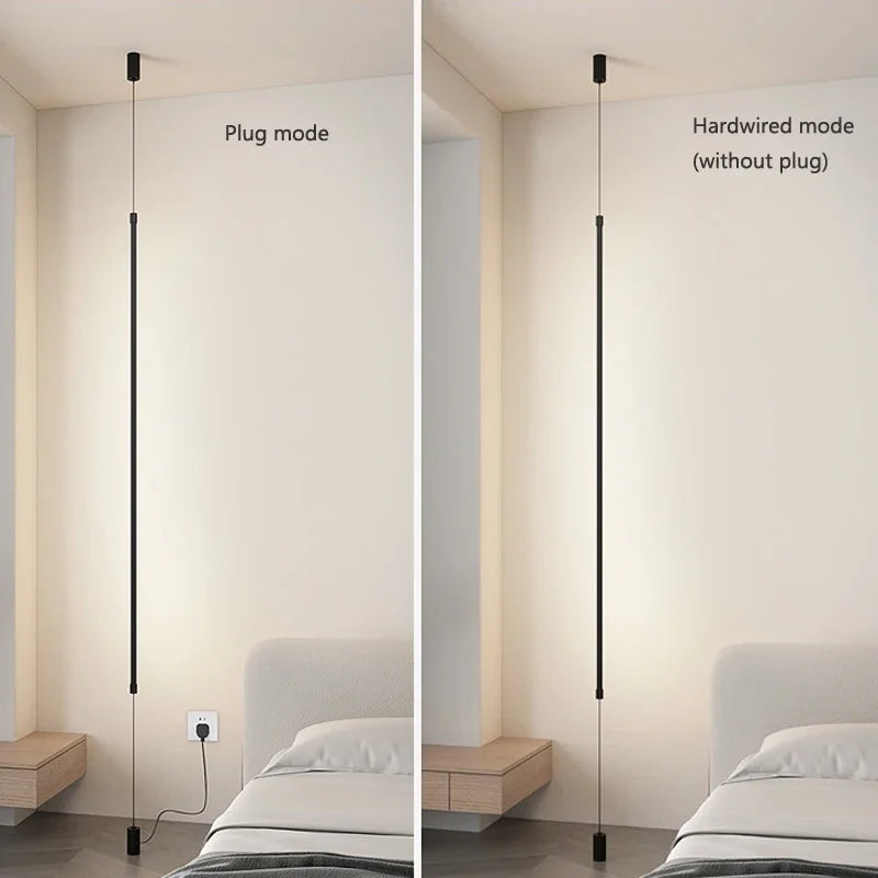 Slim Line LED Pendant Light for Living Room and Bedroom