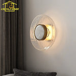 Cracked Glass LED Wall Lamp Modern Minimalist Design for Home Decor