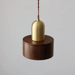 LED Wood Pendant Light Fixture | Adjustable Hanging Lamp for Home Decor