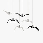 Seagull Resin LED Chandelier for Living Dining Room - Suspension Ceiling Light