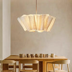 Nordic Creamy LED Pendant Light Chandelier for Bedroom Art Decor
