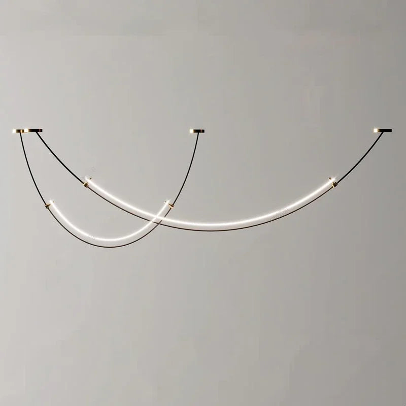 Nordic Rainbow LED Pendant Chandelier for Home Dining Living Kitchen Décor