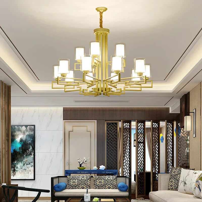 Chinese Style Luxury Living Room Chandelier for Elegant Homes