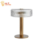 Glass Table Lamp LED G4 Luxury Minimalist Modern Light Fixtures for Home Decor
