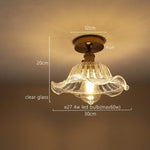 Green Stripe Glass Pendant Lamp Fixture for Home Decor & Kitchen Lighting