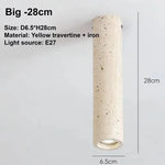 Travertine Stone Ceiling DownLight with E27 Spot Light Bulb