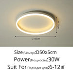 Circular LED Ceiling Lights for Home Decor and Indoor Lighting