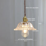 Modern LED Glass Copper Pendant Lamp | Nordic Style Hanging Light Fixtures