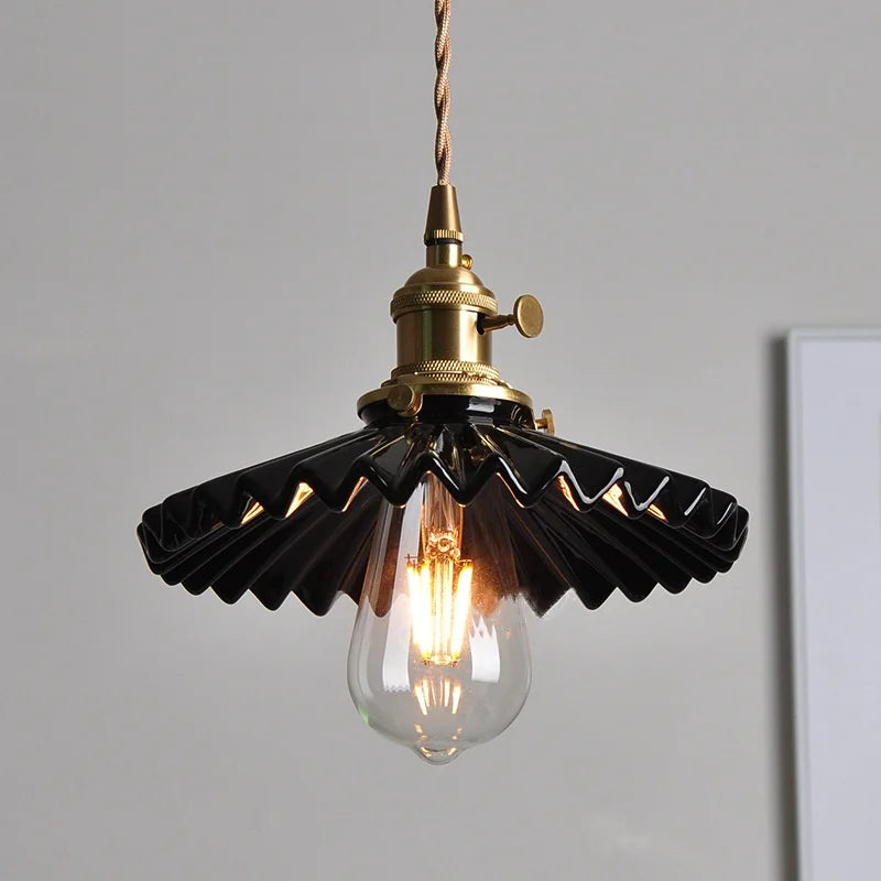 Afralia™ Ceramic Black LED Pendant Lights Modern Nordic Design Hanglampen