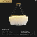 Crystal Pendant Light - Luxury Nordic Lamp for Home and Restaurant