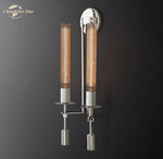 Glass Double Sconce LED Wall Light Retro Fixture Lighting