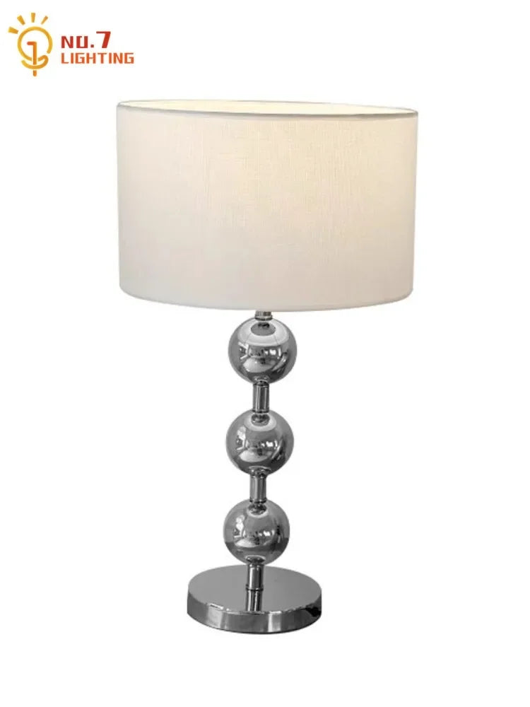 Nordic Bauhaus Gourd Table Lamp, E27 Bedside Decorative Iron Art Desk Light