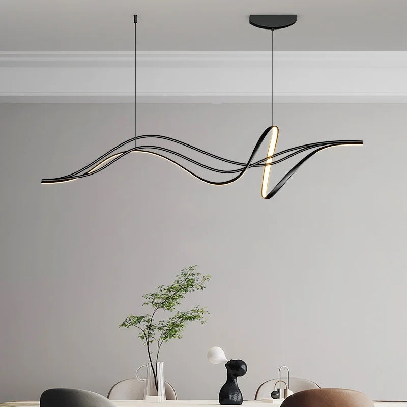 Afralia™ Minimalistic LED Pendant Light for Modern Dining Room Elegance