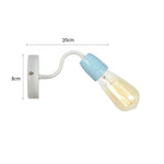 Afralia™ Colorful Ceramic LED Wall Lamp for Living Room Bedroom Loft Minimalism