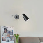 Black Iron LED Wall Sconce for Home Decor - Modern Nordic Style