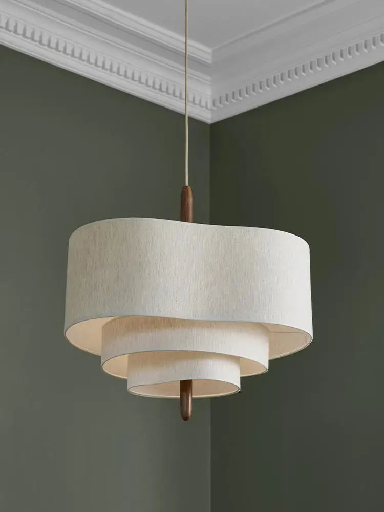 Wabi Sabi Japan Cloth Ceiling Chandelier for Home Decor - Elegant Island Pendant Lights