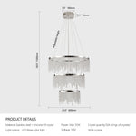 Alleri 3-Tier Crystal Chandelier