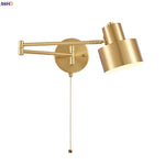 Swing Arm LED Wall Light for Bedroom Kitchen Living Room Mirror Bedside Lamp