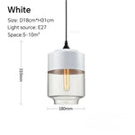 Nordic LED Glass Pendant Lights - Modern Wood Art for Stylish Living Spaces
