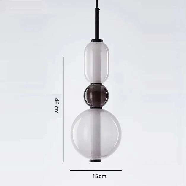 Candy Glass Ceiling Hanging Chandelier for Loft Living Room