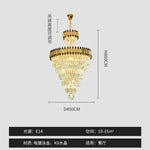 Crystal Chandelier for Duplex Villa Hotel Club Banquet Hall Engineering Lighting