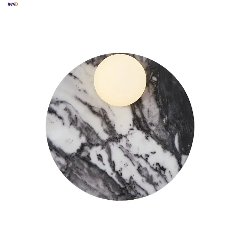 White Glass LED Wall Sconce | Nordic Modern Stair Light Fixture