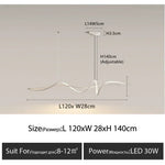 Aluminum Pendant Light Chandelier for Kitchen Dining Room Decoration