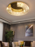 Crystal Ceiling Lamp: Luxury Décor for Living Room & Bedroom