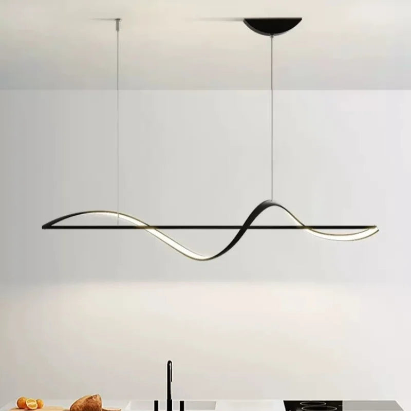 Afralia™ Minimalistic LED Pendant Light for Modern Dining Room Elegance