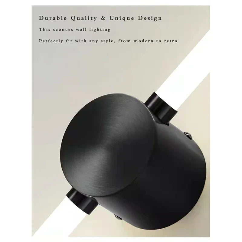 Vertical Slim Wall Sconce Indoor Light Fixture