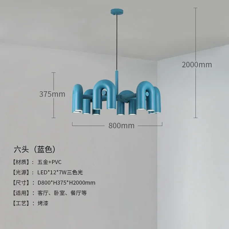 Nordic Chandelier: Adjustable Pendant Lights, Ceiling Hanging Lamp