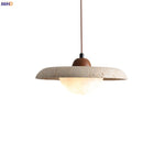 White Glass LED Pendant Light Hanglamp