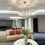 Crystal Magic Ring Pendant Light for Dinning Room