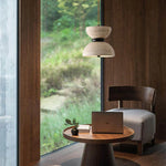 Yellow Travertine LED Pendant Light - Modern Nordic Acrylic Hang Lamp