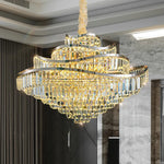 Crystal Chandelier LED Lighting for Luxury Living Room, Bedroom, Dining Room
