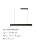 LED Chandelier: Modern Minimalist Style for Home, Office, Bar & More