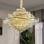 Crystal Chandelier LED Lighting for Luxury Living Room, Bedroom, Dining Room