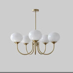 Glass Ball Chandelier Pendant Light for Living Dining Room