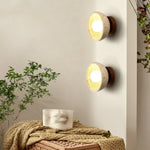 Travertine LED Wall Light - Modern Nordic Design for Hotel Dining Room