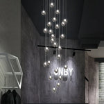 LED Chandelier: Modern Lighting for Living, Dining, and Staircase Areas